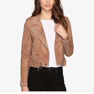 Women's Tan Suede Jacket